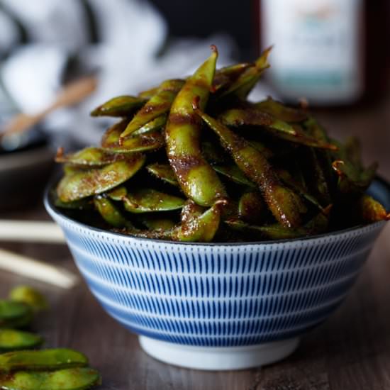 Gochujang Glazed Edamame