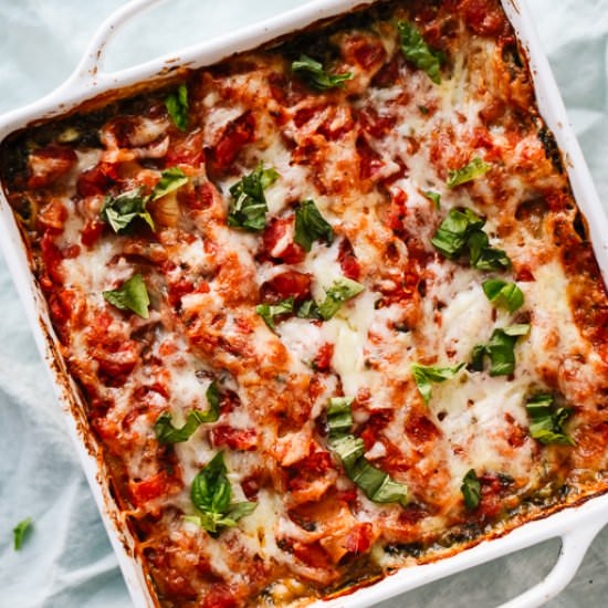Spinach Artichoke Lasagna