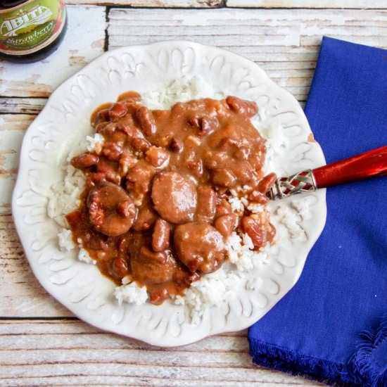 Crock Pot Red Beans and Rice