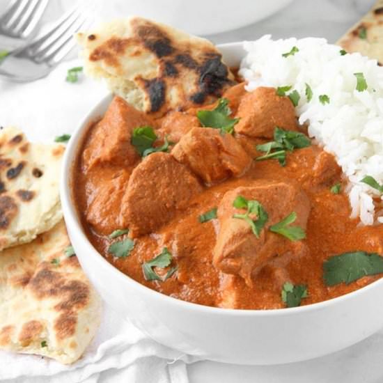 Healthy Slow Cooker Butter Chicken