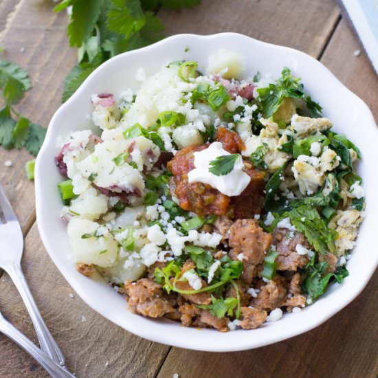 30 Minute Potato Breakfast Bowl