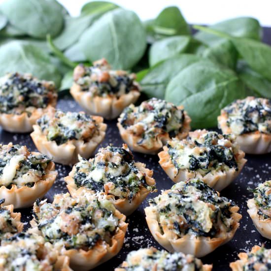 Spinach & Sausage Phyllo Cups