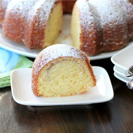 Citrus Raspberry Bundt Cake