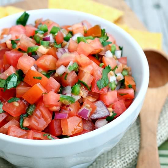 Homemade Pico de Gallo