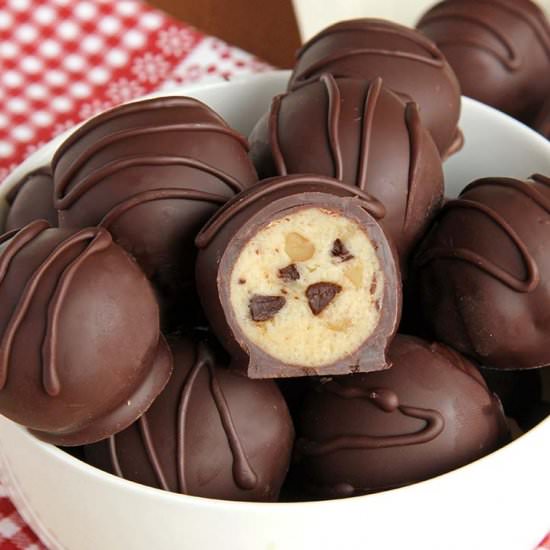 Chocolate Chip Cookie Dough Truffle
