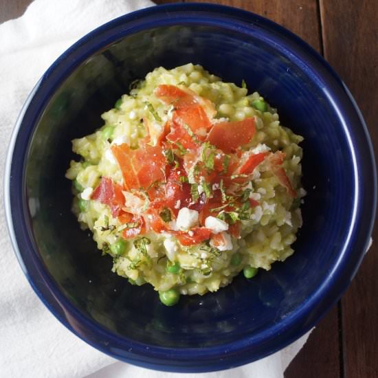 Pea Risotto