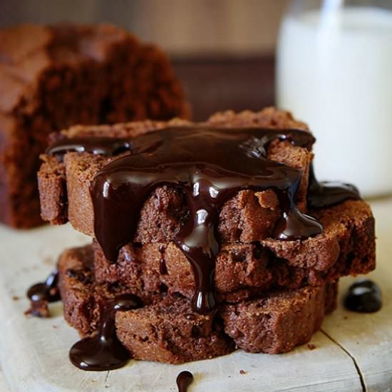 Double Chocolate Loaf Cake