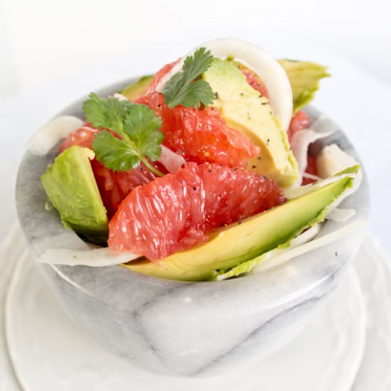 Grapefruit Fennel Cilantro Salad