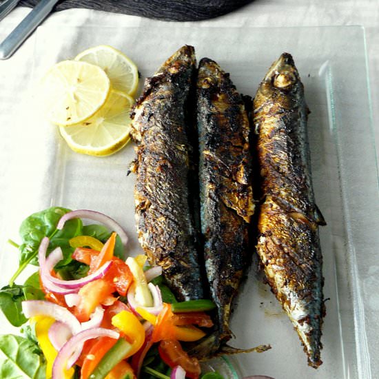 Grilled Sardines with Recheado