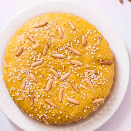 Sfouf Lebanese Turmeric Cake