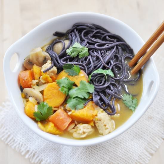 Thai Coconut Curry Noodle Soup