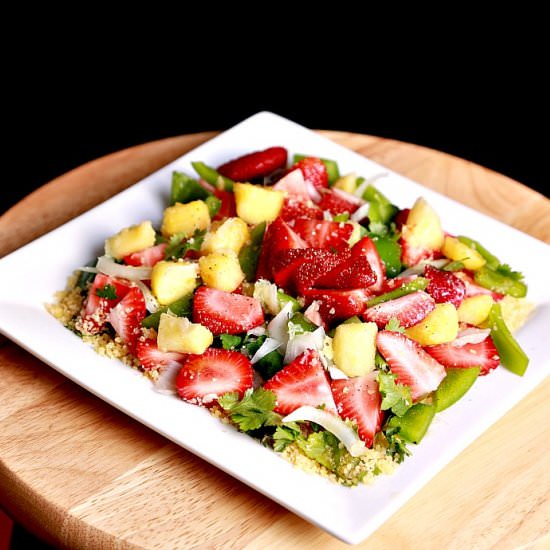 Strawberry Salad with Bulgur