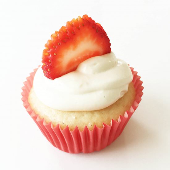 Strawberry Cream Cheese Cupcakes
