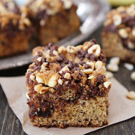 Banana Cake with Chocolate Chip