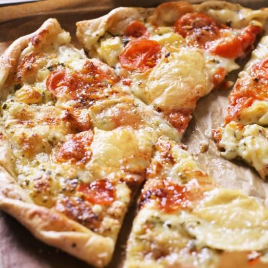 Brie and Tomato Tart