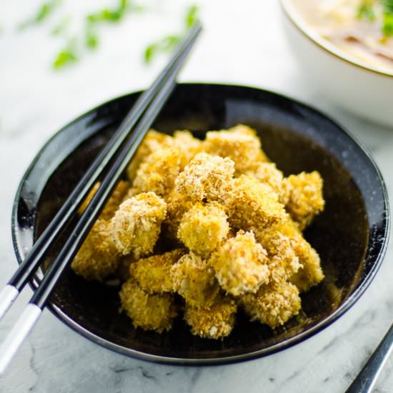 Spicy Crispy Baked Tofu