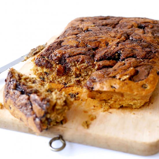 Ovomaltine Brown Butter Banana Cake