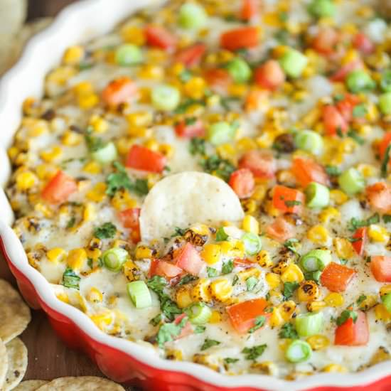 Hot Cheesy Corn Dip