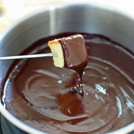 Dark Chocolate Fondue