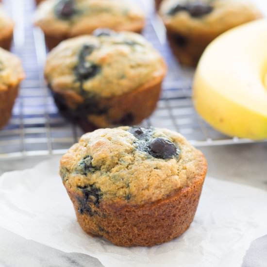 Blueberry Banana Muffins