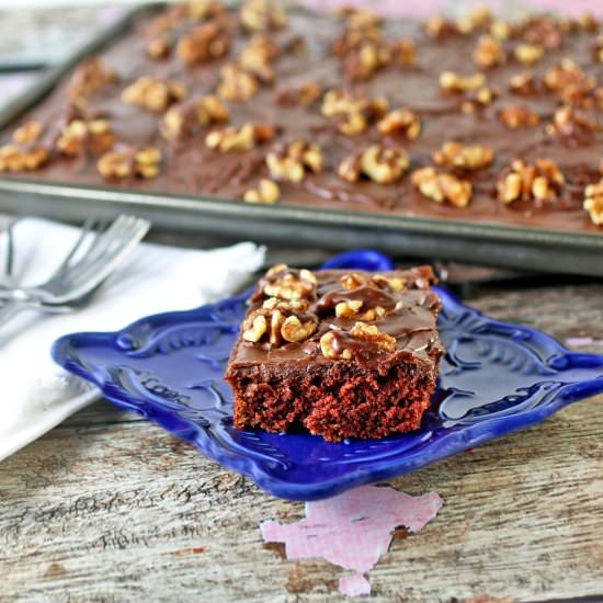 Fudgey Coca Cola Cake