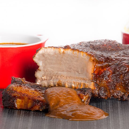 BBQ Ribs Sans BBQ!