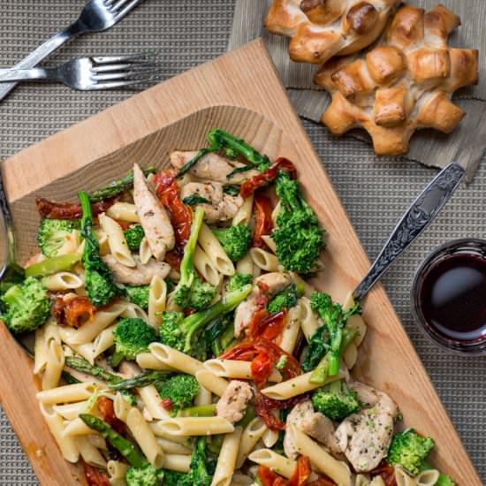 Vegetable and Chicken Pasta