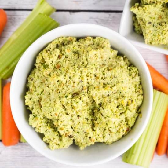 Edamame-Pistachio Hummus