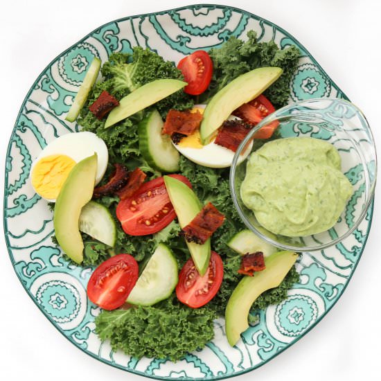 Kale Cobb w/ Avocado Green Goddess