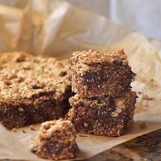 Chocolate Chip Quinoa Blondies