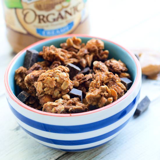Peanut Butter Chocolate Granola