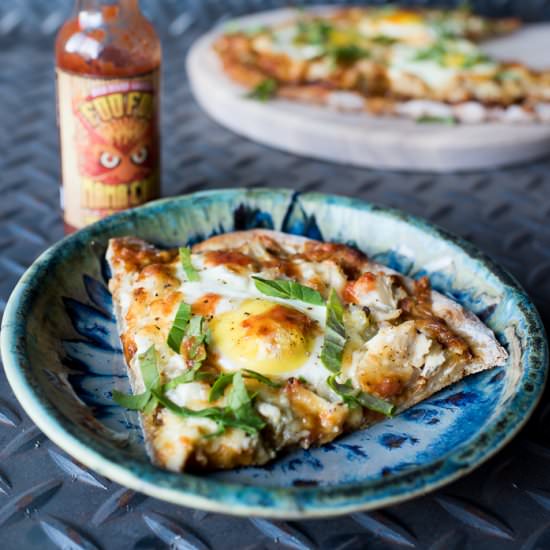 Enchilada Breakfast Pizza
