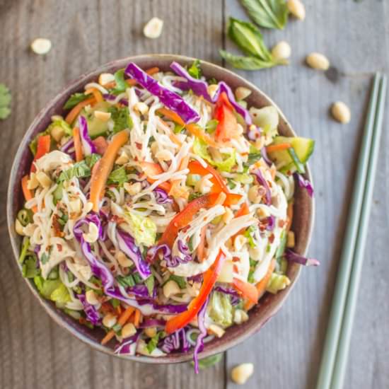 Tofu Shirataki Salad with Chicken