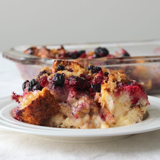Mixed Berry French Toast Bake