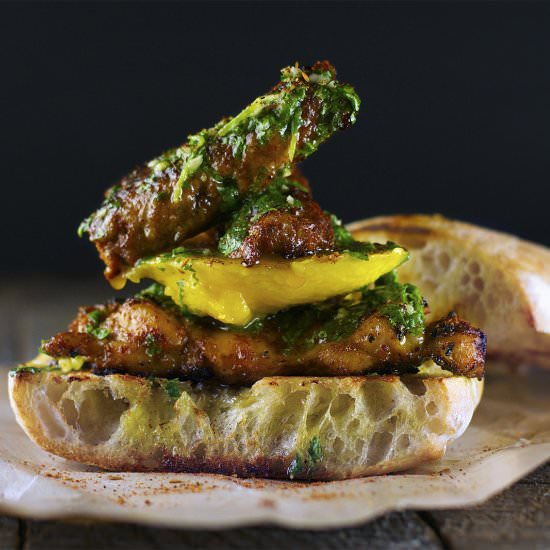 Mango & Smoked Chorizo Sandwich