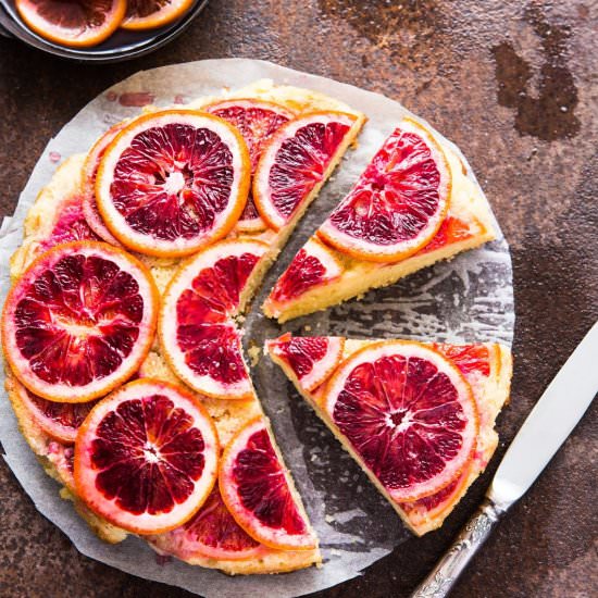 Blood Orange Upside Down Cake