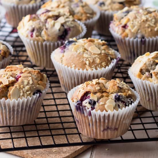 Berry White Chocolate Muffins