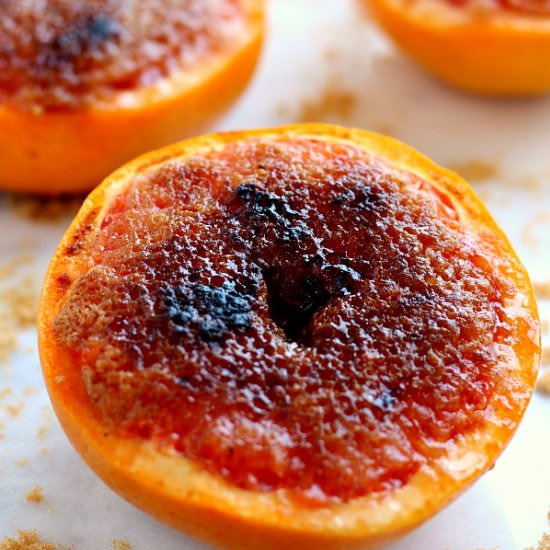 Caramelized Brown Sugar Grapefruit