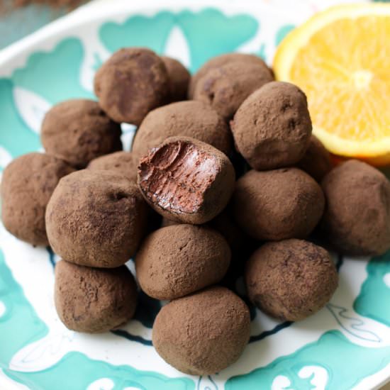 Tequila Orange Truffles