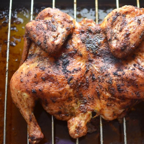 Butterflied Harissa Chicken
