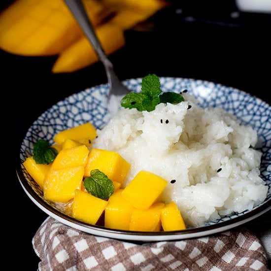 Thai Coconut sticky rice with Mango