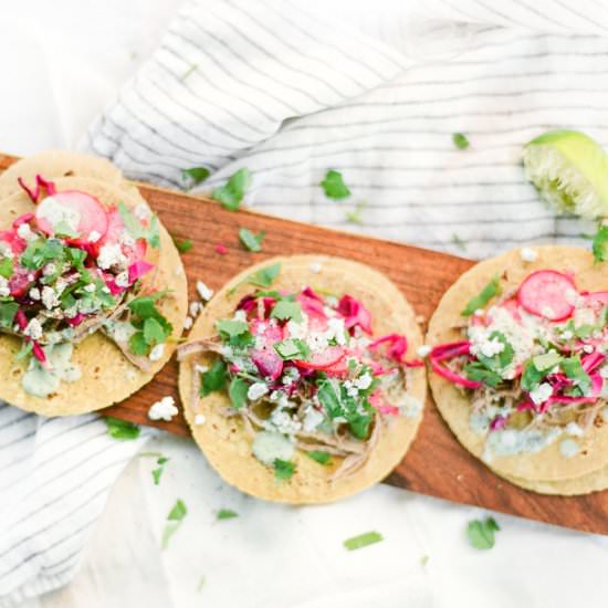 Puerto Rican Pulled Pork Tacos