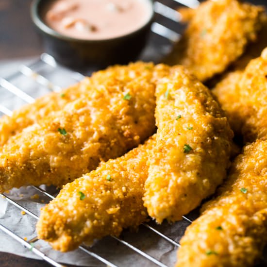 Couscous Crusted Chicken Tenders