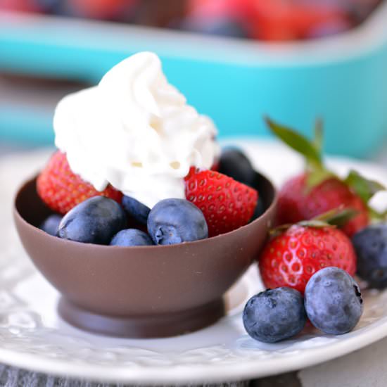 Chocolate Dessert Bowls