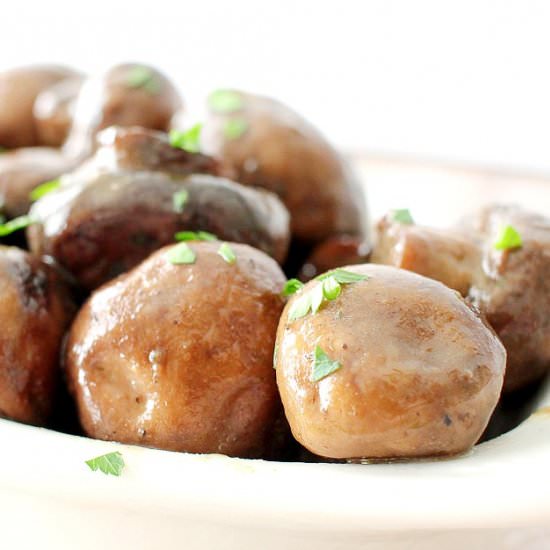 Slow Cooker Ranch Mushrooms