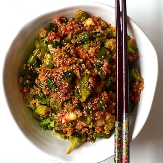 Korean Style Quinoa Salad