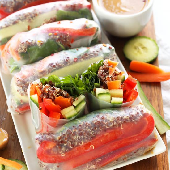 Quinoa Spring Rolls