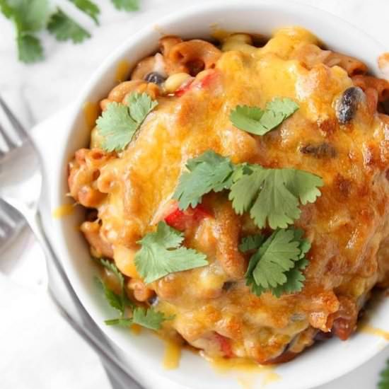 Whole Wheat Mexican Veggie Pasta