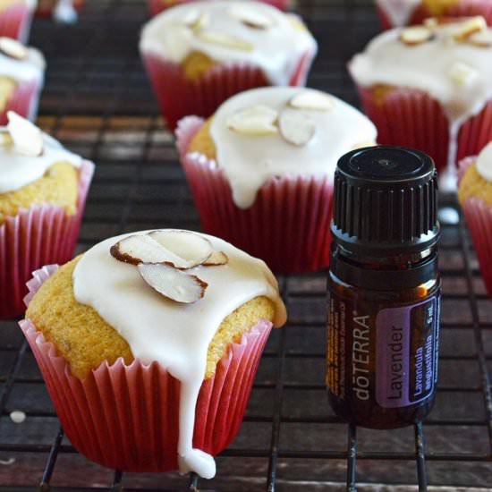 Lavender Honey Almond Muffins