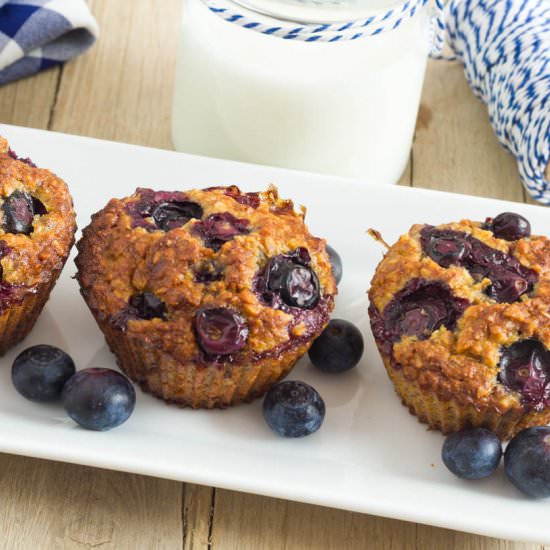 Paleo Muffin with Blueberries